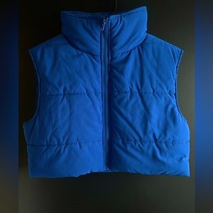 Crop Puffer Vest